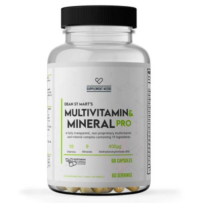 MULTIVITAMIN & MINERAL PRO™ - Szerves Multivitamin - Nagy Dózis 2 Hónapra - Maximális Felszívódás - 60 Kapszula 60 Napra - Supplement Needs