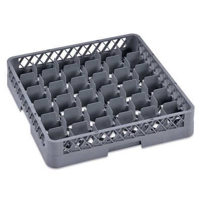 Mosogató rekesz 36 pohárhoz 5x50x10 cm, 7,5x7,5x8,7 cm rekesz mérettel