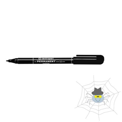 Centropen M permanent marker 1mm - fekete