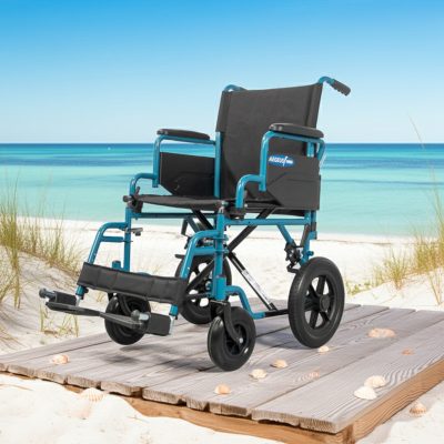 AEGEUS transport kerekesszék 12"