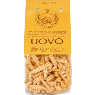 Morelli tojásos strozapretti durumbúzatészta, búzacsírával, 500g