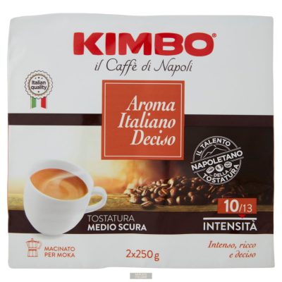 Kimbo Aroma Italiano Deciso őrölt káve, 2x250g