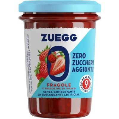 Zuegg cukormentes eperlekvár, 320g