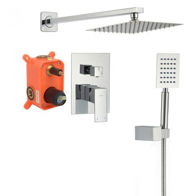 Yoka DUAL-20 falsík alatti zuhanyrendszer - króm