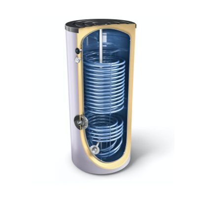 500 literes Tesy 2 extra nagy dupla hőcserélős álló, HMV tároló napkollektor vagy hőszivattyú számára