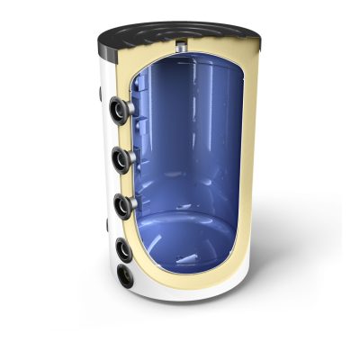 Fűtési - hűtési 200 literes zománcozott Tesy puffertartály kondenzáció védelemmel – hőszivattyús rendszerekhez, B energiaosztály