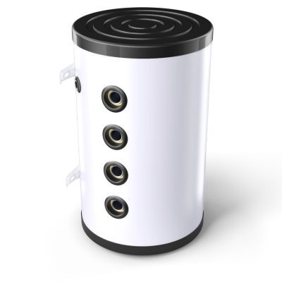 Fűtési - hűtési 100 literes zománcozatlan Tesy puffertartály kondenzációvédelemmel – hőszivattyús rendszerekhez, A energiaosztály