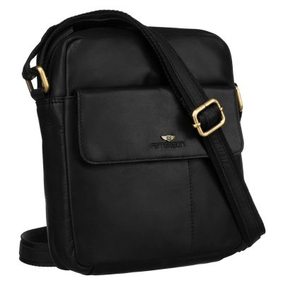 Peterson Férfi Bőr Oldaltáska Ptn 719-Opu-4727 Black - Black