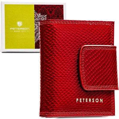 Peterson Női Bőr Pénztárca Ptn 42329-Dsl-6129 - Piros