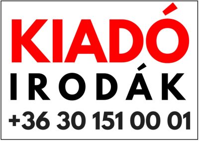Kiadó irodák tábla