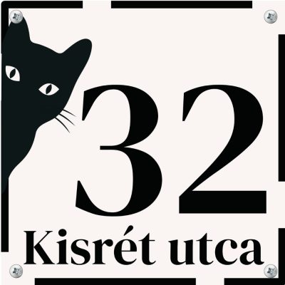 Házszám tábla 30