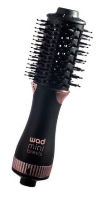 Wad Mini Brevis körkefés hajszárító, fekete-rose gold