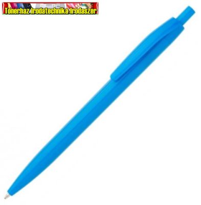 Lore műanyag nyomógombos golyóstoll türkizkék