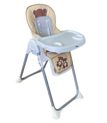 Black November - Mama Kiddies Lylyan multifunkciós etetőszék bézs színben macis mintával színben+ Ajándék