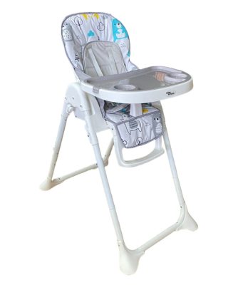 Black November - Mama Kiddies Lylyan multifunkciós etetőszék fehér színben erdei mintával színben+ Ajándék