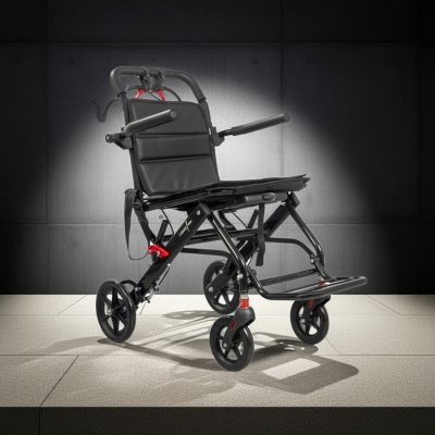 Összecsukható transzfer kerekesszék „I-TRAVEL”