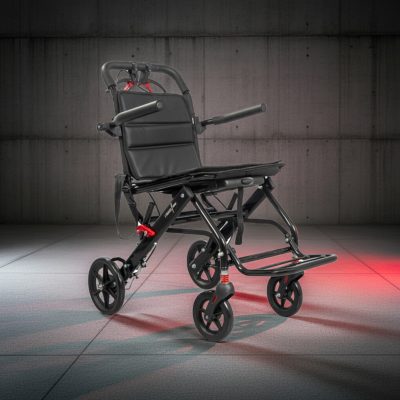 Összecsukható transzfer kerekesszék „I-TRAVEL”