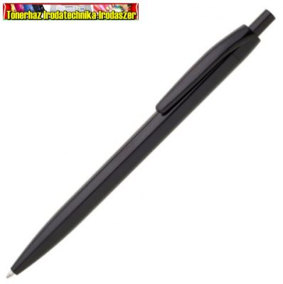 Lore műanyag nyomógombos golyóstoll fekete