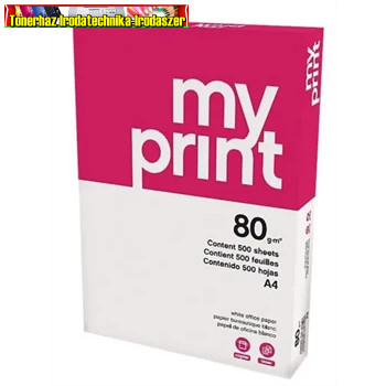 My Print A4/80gr másolópapír 500ív/cs (CIE 146)