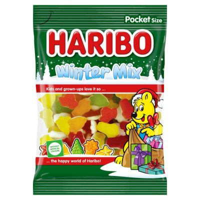 Haribo Winter Mix gumicukor 90g