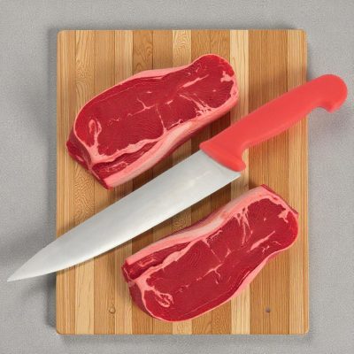 Szakácskés 21 cm penge piros nyéllel - HACCP kompatibilis