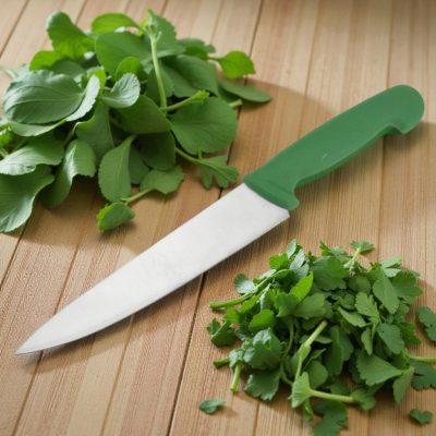 Szakácskés 21 cm zöld - HACCP kompatibilis