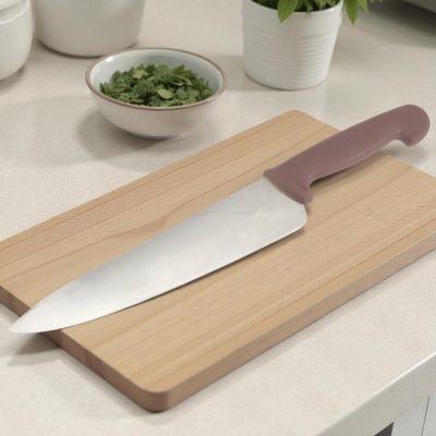 Szakácskés 25 cm penge barna nyéllel - HACCP kompatibilis