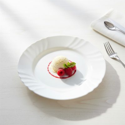 Ebro lapostányér 20 cm, 6 db-os csomag - Bormioli Rocco opál üveg