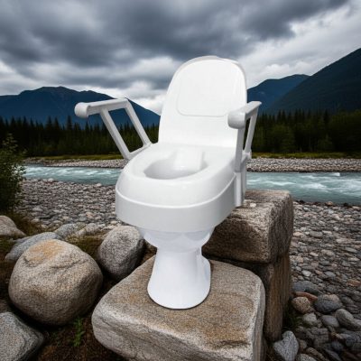 WC magasító felhajtható karfával, állítható magasság TSE-120