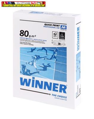 Winner fehér, famentes minőségi irodai papír A/4 80g 500ív/cs (CIE 146) 