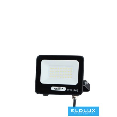 UNIVERSO LED reflektor 30w 2450lm 4000K 120° 156x138mm IP65 Fekete