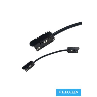 UNIVERSO Mágneses sínbe szerelhető sarokhoz táp csatlakozó