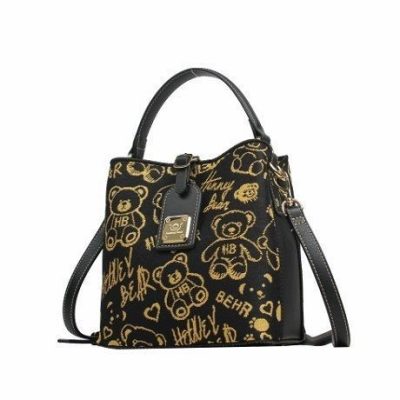 Henney Bear GOLD TIME válltáska kézitáska