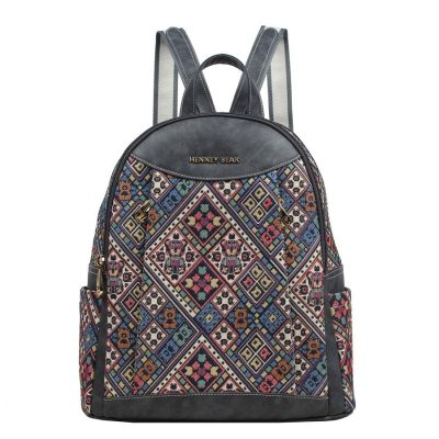 Henney Bear VINTAGE CHECK hátitáska