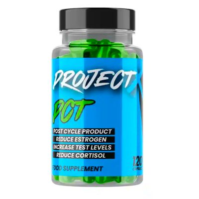 PCT™ - Tesztoszteron Fokozás, Ösztrogén & Kortizol Blokkolás - Teljes Körű Hormon Optimalizálás - 120 Kapszula - ProjectX