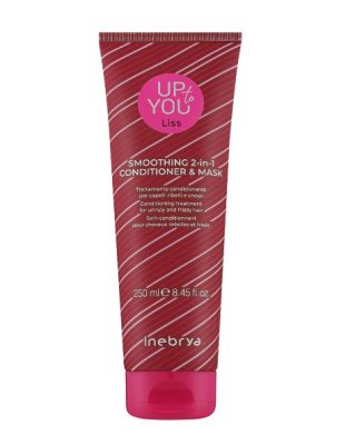Inebrya Up To You Liss Smoothing 2 az 1-ben maszk és balzsam, 250 ml