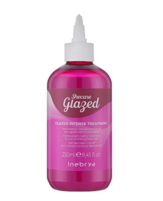 Inebrya Shecare Glazed ntenzív lamináló kezelés fakó és dehidratált hajra, 250 ml