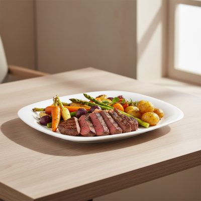 PARMA FEHÉR sültes 34x24cm - Bormioli Rocco opál üveg