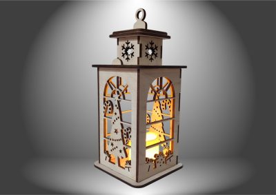 Karácsonyi Mécsestartó Fenyőfa 