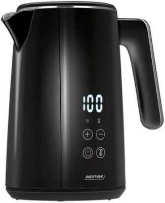 Vízforraló 1,5L LED világitással, dupla falú, hőmérséklet szabályzóval MCZ-120-C fekete