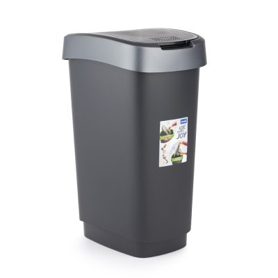 Rotho Twist hulladék tároló 25 L - szürke