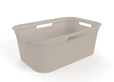 Rotho Brisen műanyag szennyeskosár 41 L - cappuccino