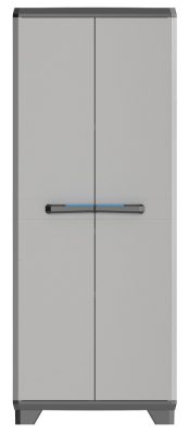 Keter Linear tall műanyag szekrény, világos szürke