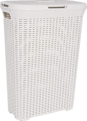 Curver Rattan style műanyag szennyestartó 40 L - krém