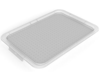 Rotho Albris tető a 45 literes műanyag tároló dobozhoz - átlátszó