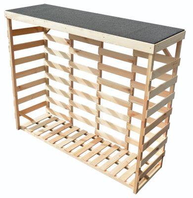 Rojaplast Maxi fából készült kültéri fatároló, 200 cm