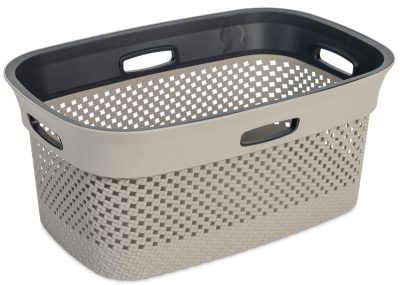 Dea home Woolly szennyeskosár 45 L - szürke/antracit