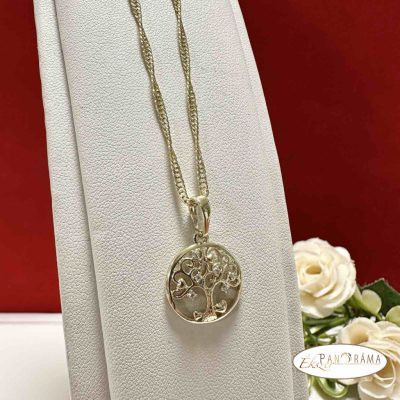 14K Gold Filled, életfa medálos nyaklánc - Zoe
