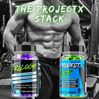 THE PROJECTX STACK - Brutális Izomépítő & Hormon Optimalizáló Csomag - TRILOGY + PCT - 210 Kapszula - ProjectX