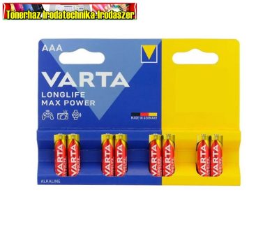 Varta Longlife Max Power AAA mikro ceruza elem (LR03) DB-ár (8db/cs)